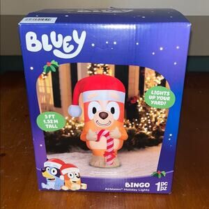 NIB Bluey Gemmy Bingo 5’ Christmas Airblown Inflatable Decor Lighted LED New!